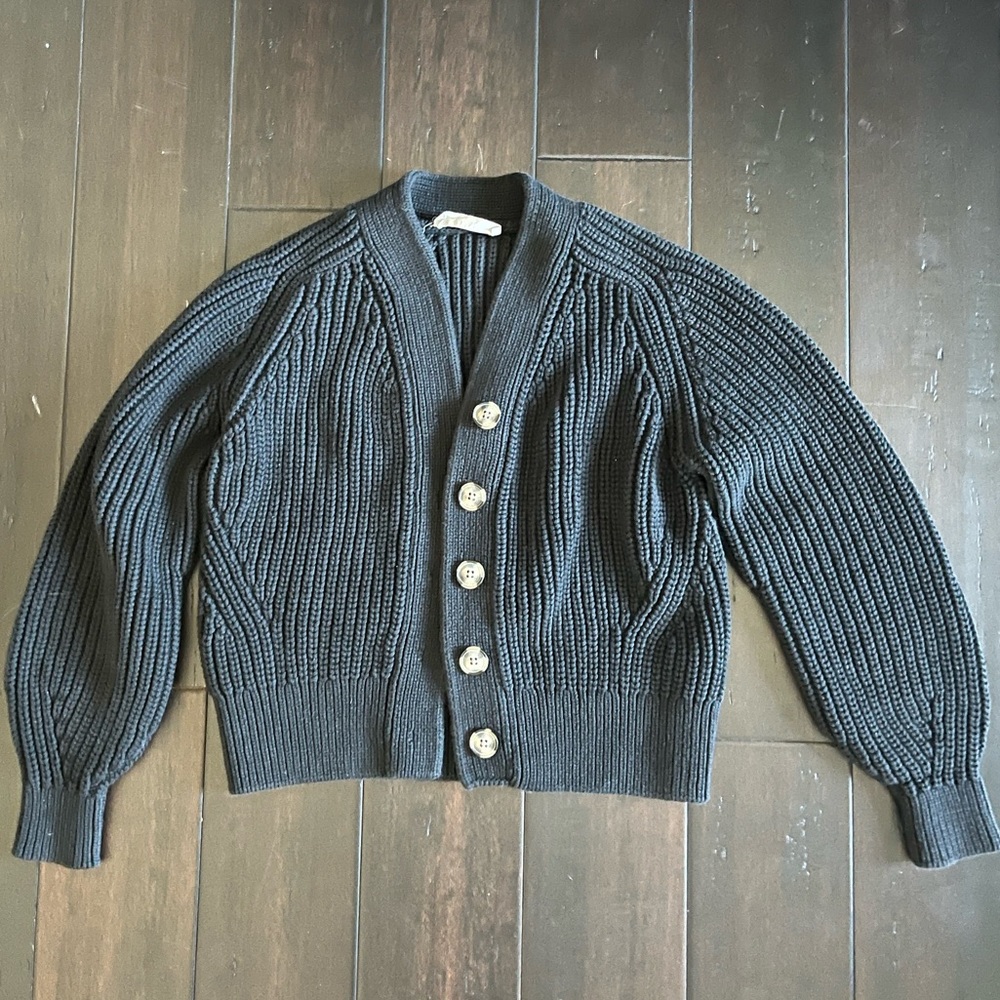 Everlane Knit Cotton Black Sweater